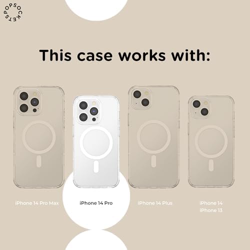 PopSockets iPhone 14 Pro Phone Case with MagSafe- Albalone