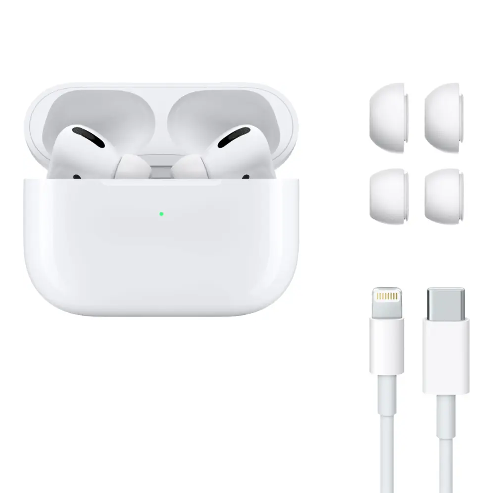 Apple Airpods Pro with Wireless Charging Case 1st Gen Lightning White MWP22AM/A