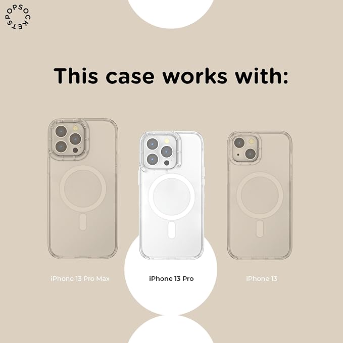PopSockets iPhone 13 Pro Phone Case with MagSafe, Wireless Charging Compatible, Dragon - The 13