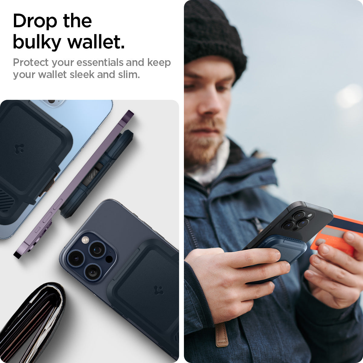 Spigen MagSafe Card Holder – Lock Fit (MagFit)